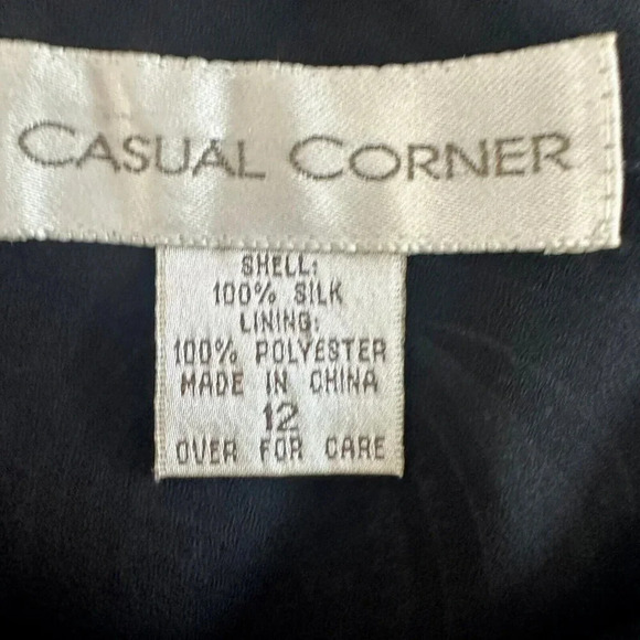 Vintage Silk Maxi Skirt Womens Size 12 Paisley Slip Black Contrast Flowing Midi - Picture 7 of 16